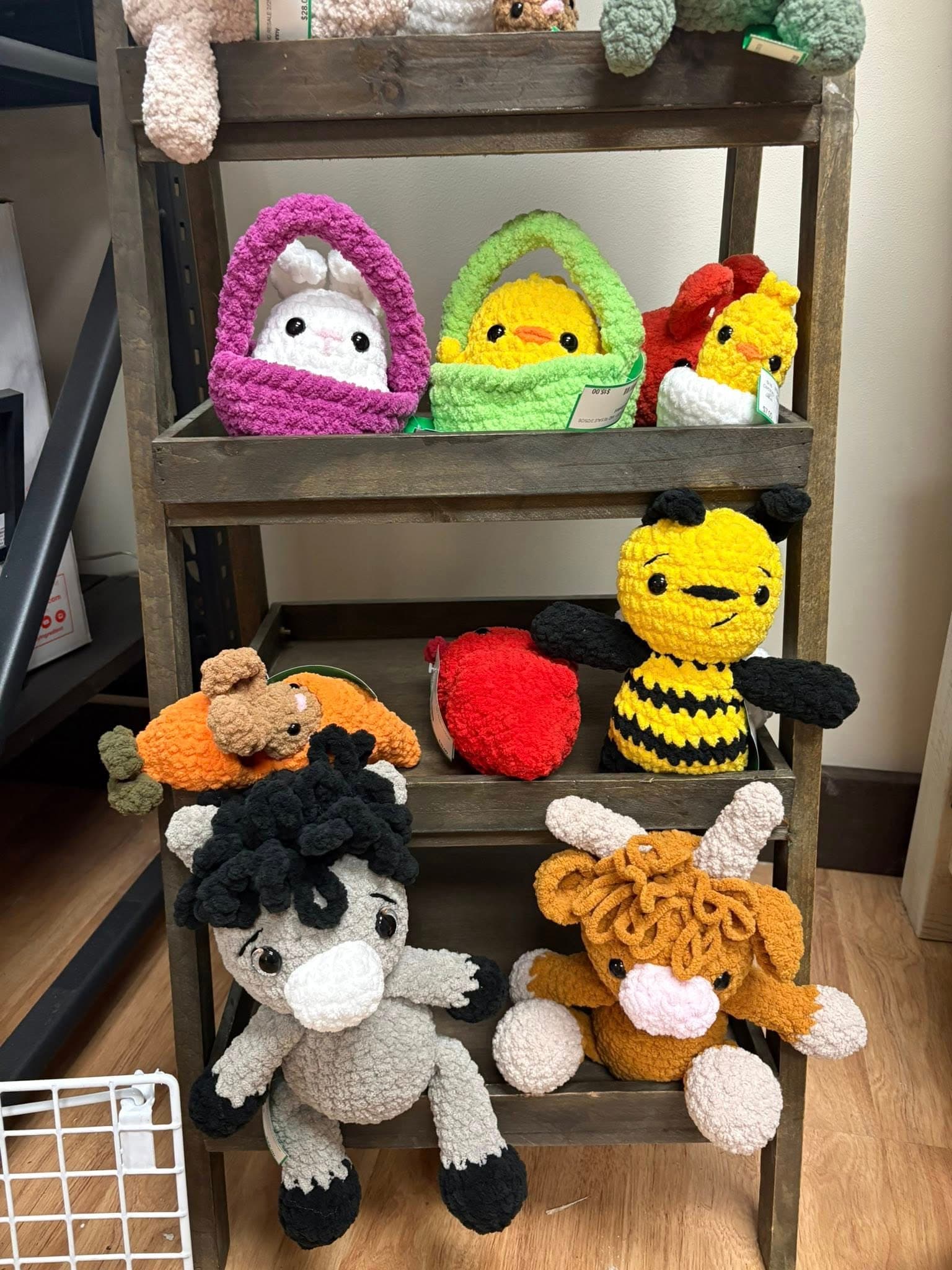 Knit goods in the shop