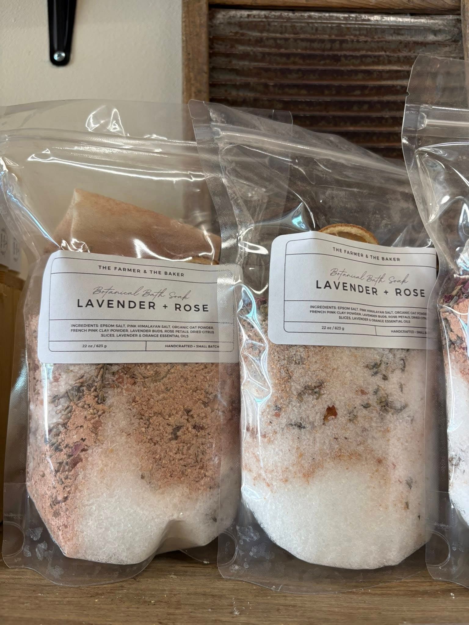 Natural bar soaps available to refill